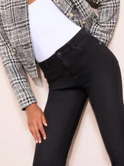 Denim noir - Friends Like These Jean droit cheville