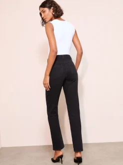 Denim noir - Friends Like These Jean droit cheville