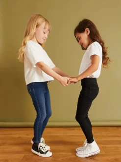 Denim noir/foncé - Lot de 2 jeggings à taille élastiquée (3-16ans)