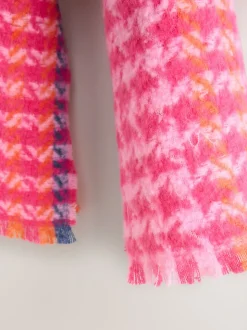 Dent de chien rose - Écharpe épaisse