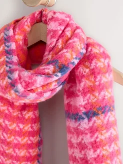 Dent de chien rose - Écharpe épaisse