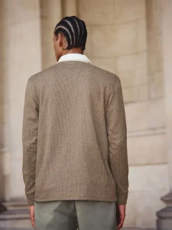 Dent de chiot brun fauve - Maillot de rugby