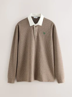 Dent de chiot brun fauve - Maillot de rugby