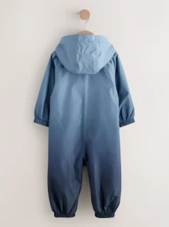 Dégradé bleu - Combinaison imperméable doublée de polaire (3mths-7yrs)