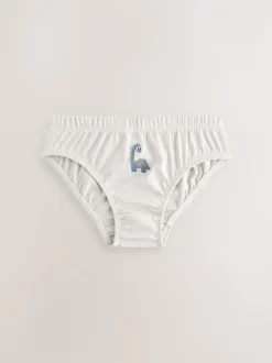 Dinosaure bleu - 100% Coton Imprimé Caleçons 5 Pack (1.5-10ans)