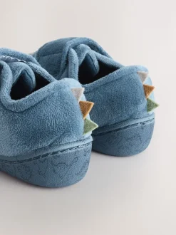Dinosaure bleu - Chaussons Cupsole doublés chauds