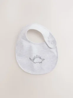 Dinosaure gris - Bébé BIBS 3 Pack