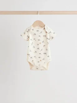 Dinosaure gris - Bodys pour bébés Manches courtes 5 Pack