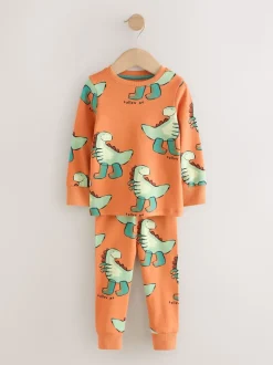 Dinosaure multicolore - Lot de 3 pyjamas Snuggle (9mois-10ans)