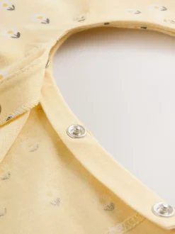 Ditsy jaune - Ensemble Salopettes et Bodys en jersey BÉBÉ 2 Pieces (0mois-3ans)