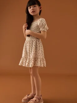 Ditsy rose - Combinaison froncée (3-16 ans)