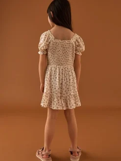 Ditsy rose - Combinaison froncée (3-16 ans)