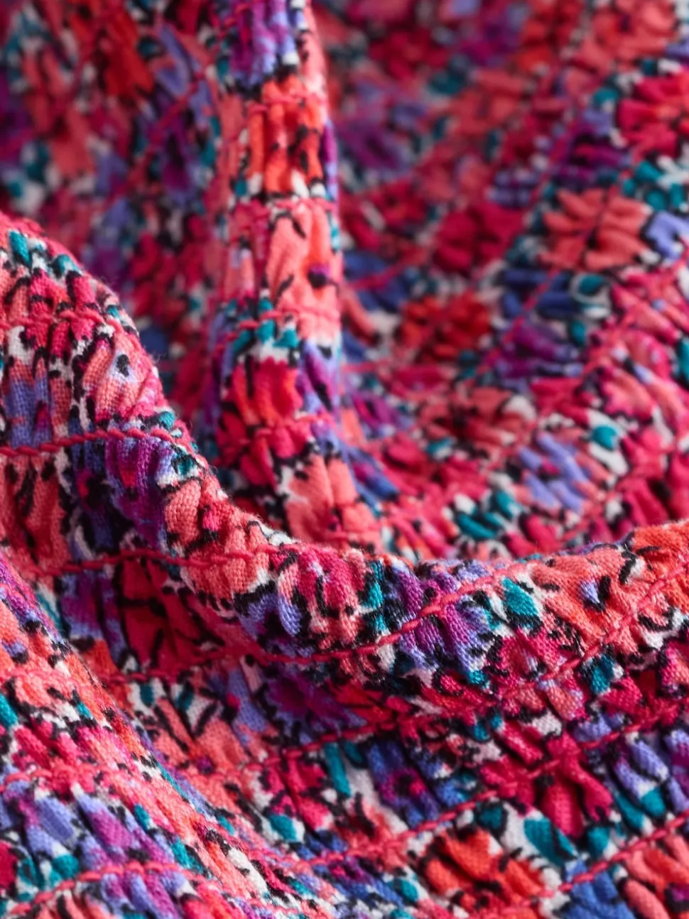 Ditsy rose - Combinaison froncée (3-16 ans)