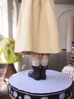 Ditsy étoile pliable Noir - Bottes Wellington Cath Kidston