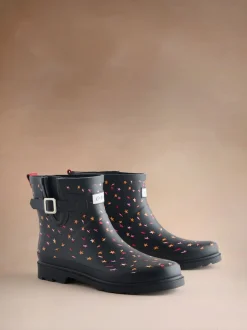 Ditsy étoile pliable Noir - Bottes Wellington Cath Kidston
