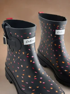 Ditsy étoile pliable Noir - Bottes Wellington Cath Kidston