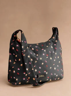 Ditsy étoile pliable Noir - Sac à bandoulière Cath Kidston à bandoulière