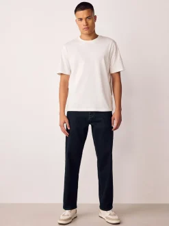 Délavage bleu - Ajustement droit - Jean Motionflex