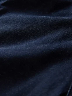 Délavage bleu - Combinaison en Denim ceinturée à Jambe large