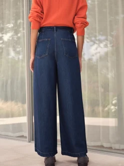 Délavage bleu - Jean large N. Premium Palazzo