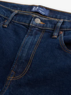 Délavage bleu foncé - Gap Coupe ajustée Comfort Extensible Tapered Jeans