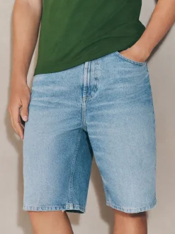 Délavage bleu moyen - Shorts en Denim Edit Jort