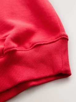 détail brodé Rouge - Sweat-shirt (3-16yrs)