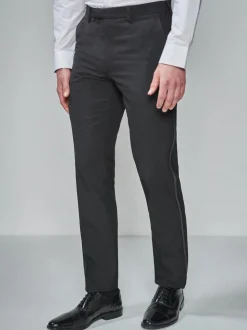 Détail du ruban - Ajustement régulier - Pantalon de costume de smoking