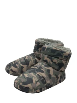 Dunlop Mens Faux Fur Lined Boot Slippers