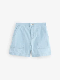 eau de javel - Short utilitaire léger en coton 100% Denim