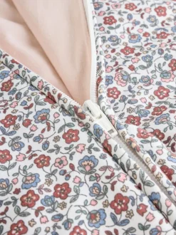 Ecru Floral - 2.5 TOG Combinaison de nuit matelassée Bébé