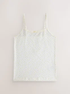 Ecru Floral - Gilets cami imprimés à bretelles Lot de 3 (1.5-16ans)