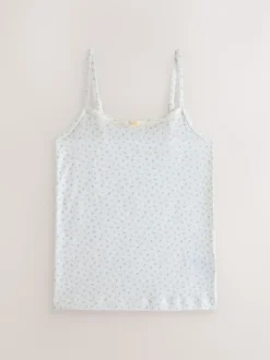 Ecru Floral - Gilets cami imprimés à bretelles Lot de 3 (1.5-16ans)