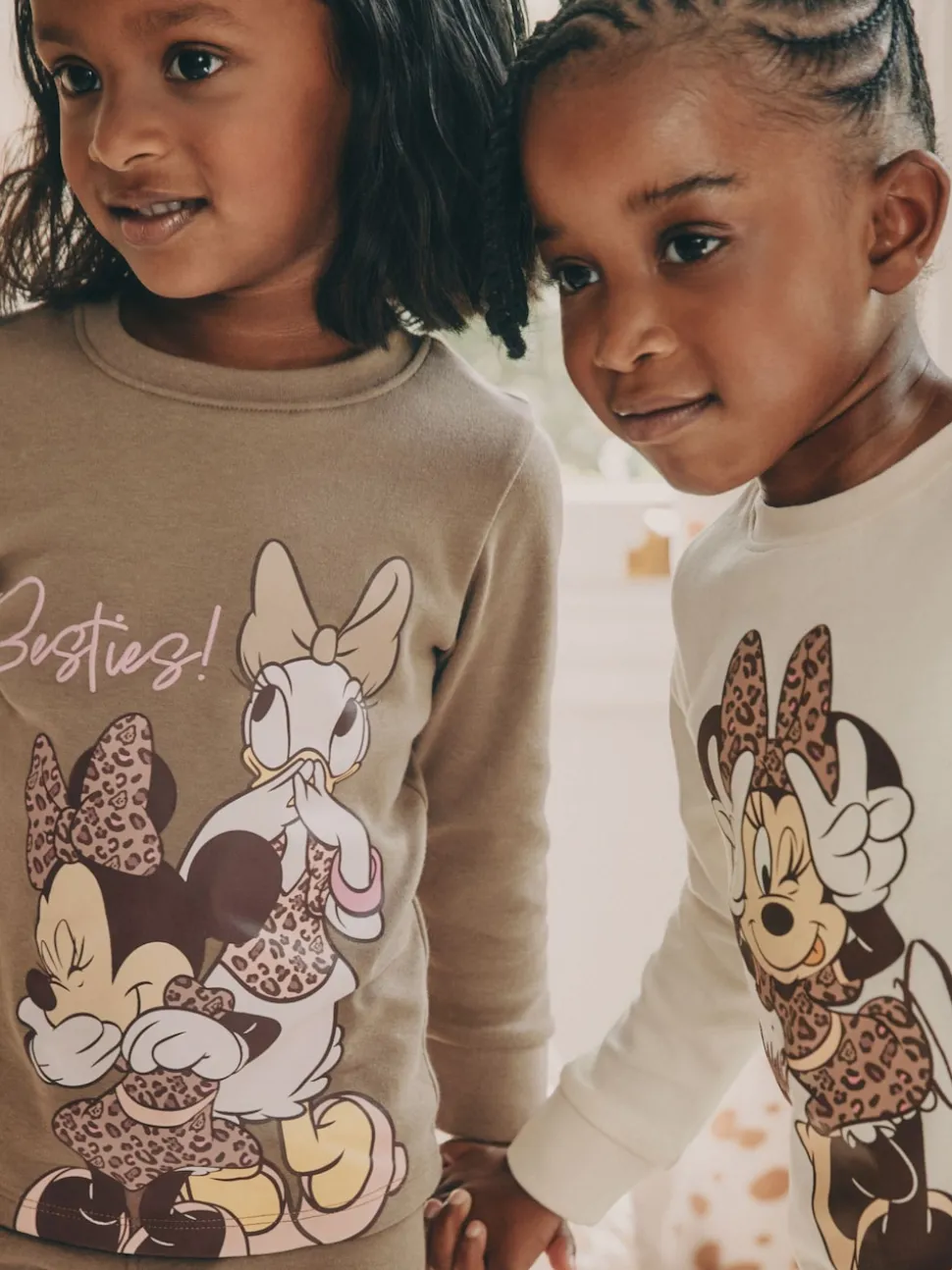 Ecru/Brown - Pyjamas Minnie Mouse Se blottir 2 Pack (9mois-12ans)