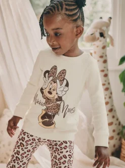 Ecru/Brown - Pyjamas Minnie Mouse Se blottir 2 Pack (9mois-12ans)