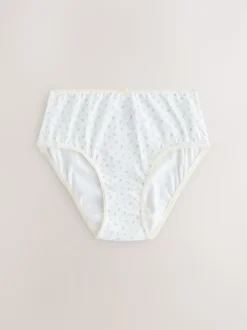 Ecru/Rose - Lot 5 caleçons à imprimé ditsy (1.5-16ans)