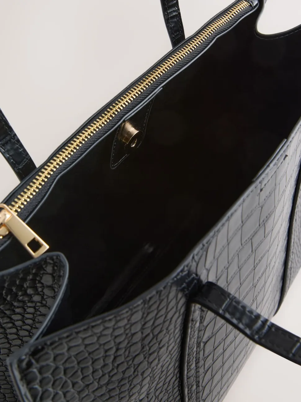 Effet Croc noir - Fourre-tout structuré