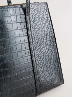 Effet Croc noir - Fourre-tout structuré