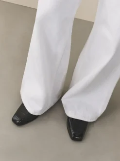 Effet Croc noir - Mocassins Forever Comfort® à bout carré