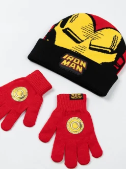 Ensemble bonnet et gants Vanilla Underground Marvel Iron Man