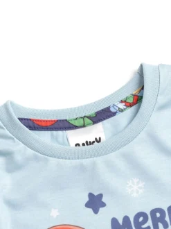 Ensemble pyjama de Noël Vanilla Underground Bluey à manches longues et jambes longues