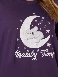 Ensemble pyjama M&Co Koalaty Time à manches longues et jambe large