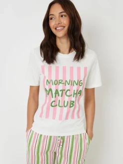 Ensemble pyjama Threadbare à manches courtes imprimé graphique