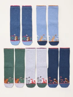 FatFace 5 paires de chaussettes Woodland