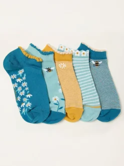 FatFace 5 paires de chaussettes de sport