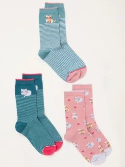 FatFace 3 paires de chaussettes