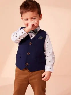 Fauve gingembre - Pantalon chino extensible (3mois-7ans)