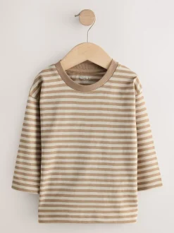 Fauve neutre Hamish - Lot de 3 T-shirts à manches longues imprimé animal et personnage (3mois-7 ans)