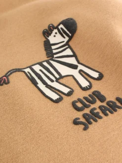 Fauve/écru/gris anthracite - Ensemble Sweat-shirt et Survêtement (3mois à7ans)