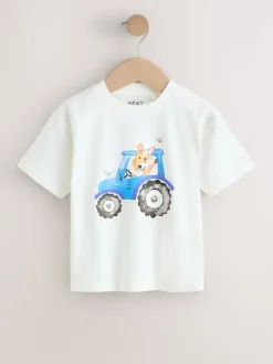 Ferme aquarelle verte - Lot de 3 t-shirts graphiques à manches courtes (3mois7ans)